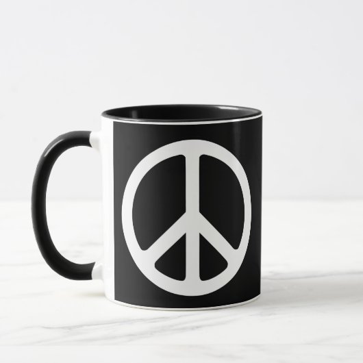 Friedenszeichen Tasse (Links)