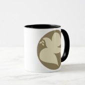 Friedenszeichen Tasse (VorderseiteRechts)