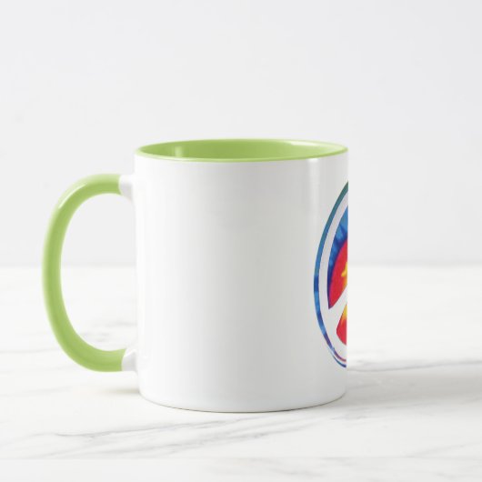 Friedenszeichen Tasse (Links)