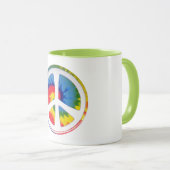Friedenszeichen Tasse (VorderseiteRechts)