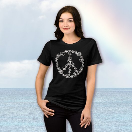 Friedenszeichen Tri-Blend Shirt