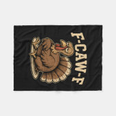 Friedenszeichen Truthahn Hand Cool Thanksgiving Mä Fleecedecke (Vorderseite (Horizontal))