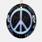 Friedenszeichen-Verzierung Keramikornament (Links)