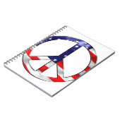 Friedenszeichen von Amerika Notizblock (Linke Seite)