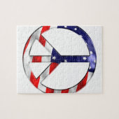 Friedenszeichen von Amerika Puzzle (Horizontal)