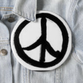 Friedenszeichenknopf Button (Beispiel)