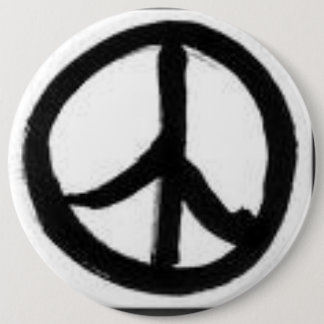Friedenszeichenknopf Button