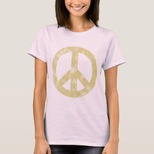 Friedenszeichenlicht beunruhigt T-Shirt