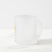 Friedenszeit-Tee-Inspirational GlasTasse Mattglastasse (VorderseiteRechts)