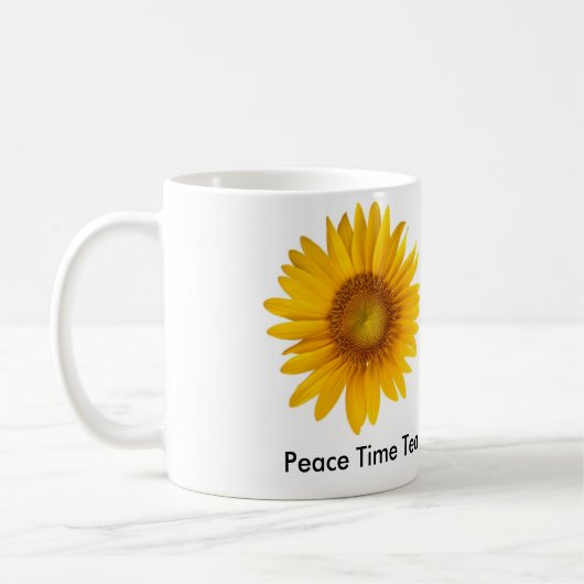Friedenszeit-Tee-Inspirational Tasse (Links)