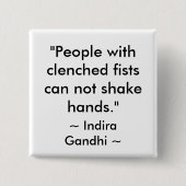 FRIEDENSzitat Button (Vorderseite)