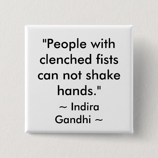 FRIEDENSzitat Button (Vorderseite)