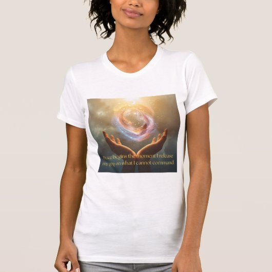Friedenszitat T-Shirt (Vorderseite)