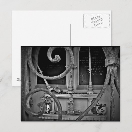 Friedhof-Altar Postkarte (Vorne/Hinten)