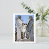 Friedhof Angel Spreading Wings Postkarte (Stehend Vorderseite)