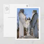 Friedhof Angel Spreading Wings Postkarte (Vorne/Hinten)