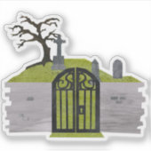 Friedhof Aufkleber (Vorderseite)