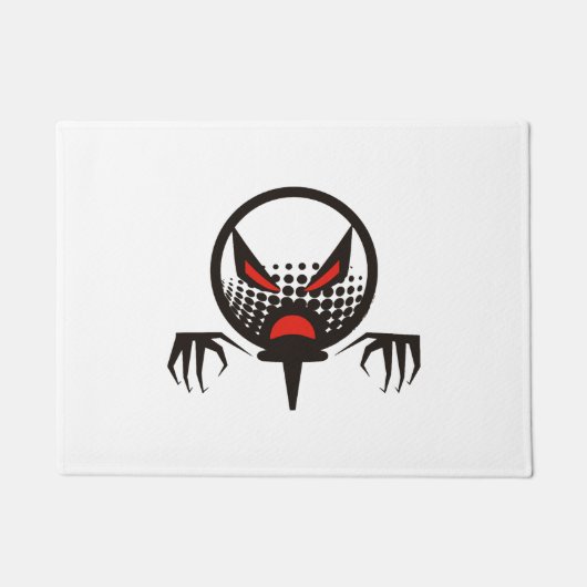 Friedhof der beängstigenden Golfgruppe Halloween Fußmatte (Vorderseite)