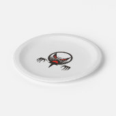 Friedhof der beängstigenden Golfgruppe Halloween Pappteller (Schrägansicht)