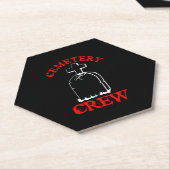 Friedhof der Grabstätte Halloween-Gruppe Untersetzer (angewinkelt)