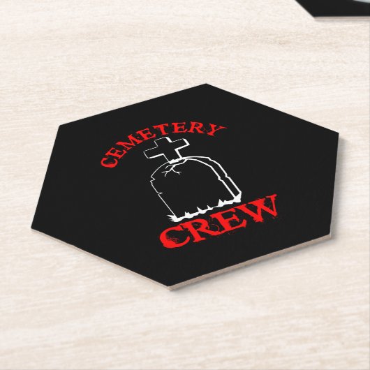 Friedhof der Grabstätte Halloween-Gruppe Untersetzer (angewinkelt)