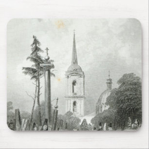 Friedhof der Smolensko Kirche Mousepad