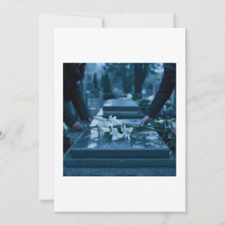 Friedhof Einladung