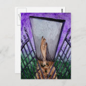 Friedhof Gates Blank Grußkarte Postkarte (Vorne/Hinten)