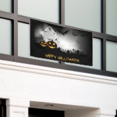 Friedhof, Geist, Pumpkins, Fledermäuse Halloween Banner (Äußeres Gebäude)