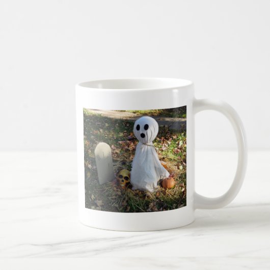 Friedhof, Ghost & Pumpkin Kaffeetasse (Rechts)
