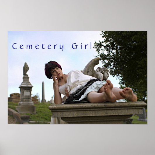 Friedhof Girl Poster (Vorne)