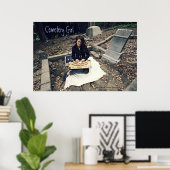 Friedhof Girl Poster (Heimbüro)