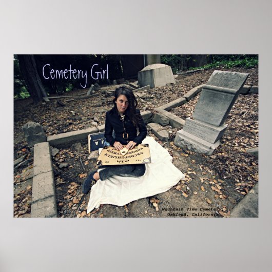 Friedhof Girl Poster (Vorne)