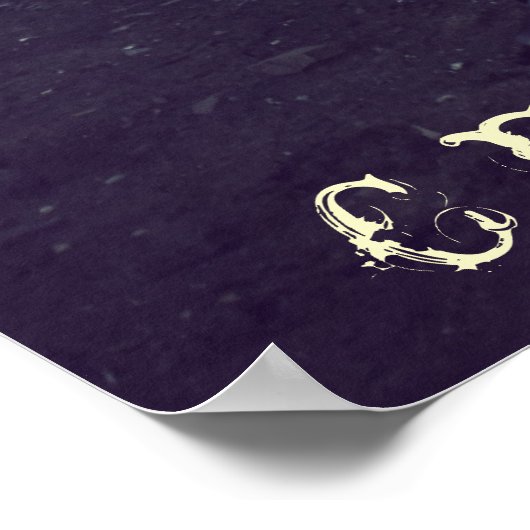 Friedhof Girl Poster (Ecke)