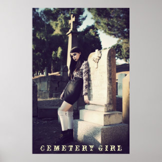 Friedhof Girl Poster