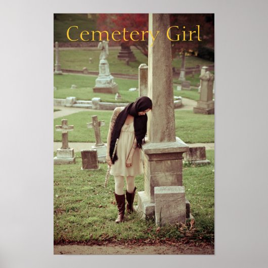 Friedhof Girl Poster (Vorne)