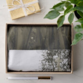 Friedhof Gothic Grabsteins Sepia Vintag Angel Seidenpapier (Geschenk)