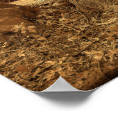 Friedhof Gothic Grabsteins Western Texture Poster (Ecke)