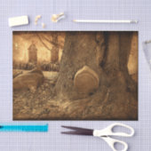 Friedhof Gothic Grabsteins Western Texture Seidenpapier (Handwerk)