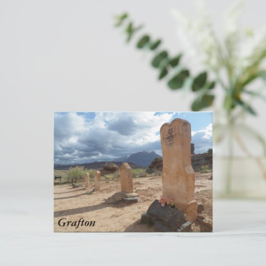Friedhof - Grafton Postkarte (Stehend Vorderseite)