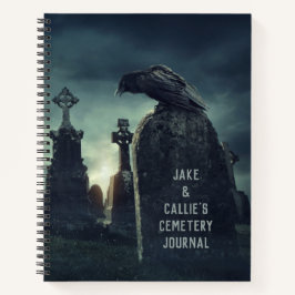Friedhof Graveyard Travel Journal Notizblock