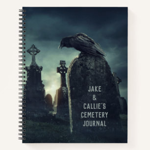 Friedhof Graveyard Travel Journal Notizblock