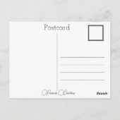 Friedhof Halloween Postkarte (Rückseite)