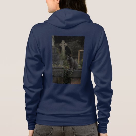 Friedhof Hoodie (Rückseite)