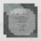 Friedhof im Dusk-Halloween-Party Einladung (Vorne/Hinten)