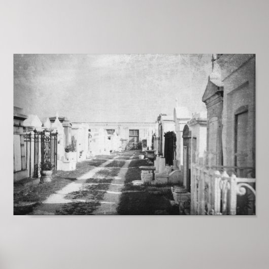Friedhof in New Orleans Louisiana Poster (Vorne)