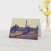 Friedhof in Washington, Iowa Karte (Gelbe Blume)