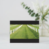 Friedhof Kopfsteine Postkarte (Stehend Vorderseite)