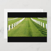 Friedhof Kopfsteine Postkarte (Vorne/Hinten)