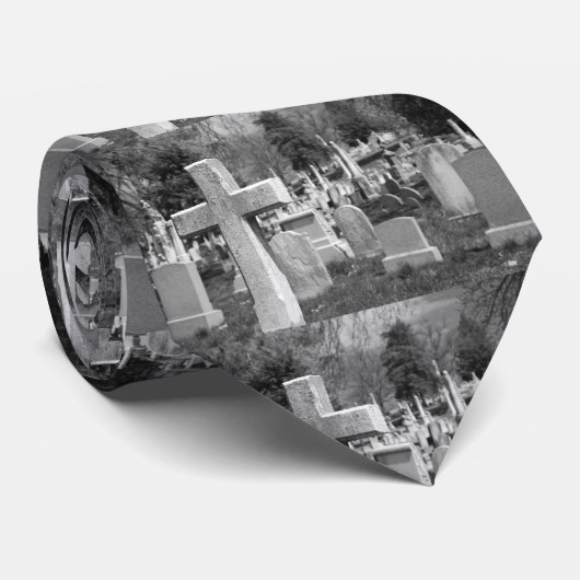 Friedhof Krawatte (Gerollt)